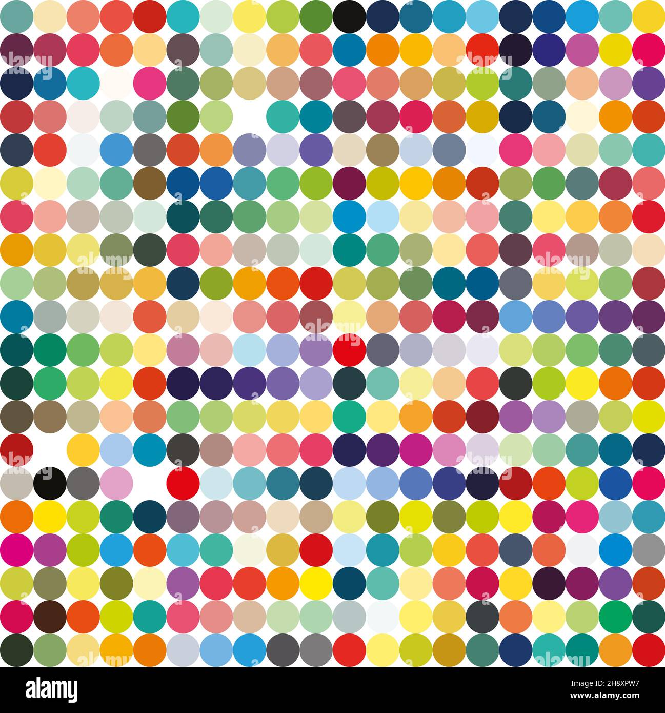 Pattern with mixed small spots. Seamless abstract color dot vector background pattern Stock Vector