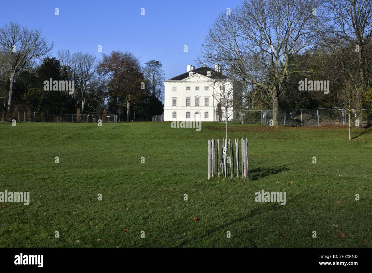 New landscaping work at Marble Hill House, Twickenham Stock Photo Alamy
