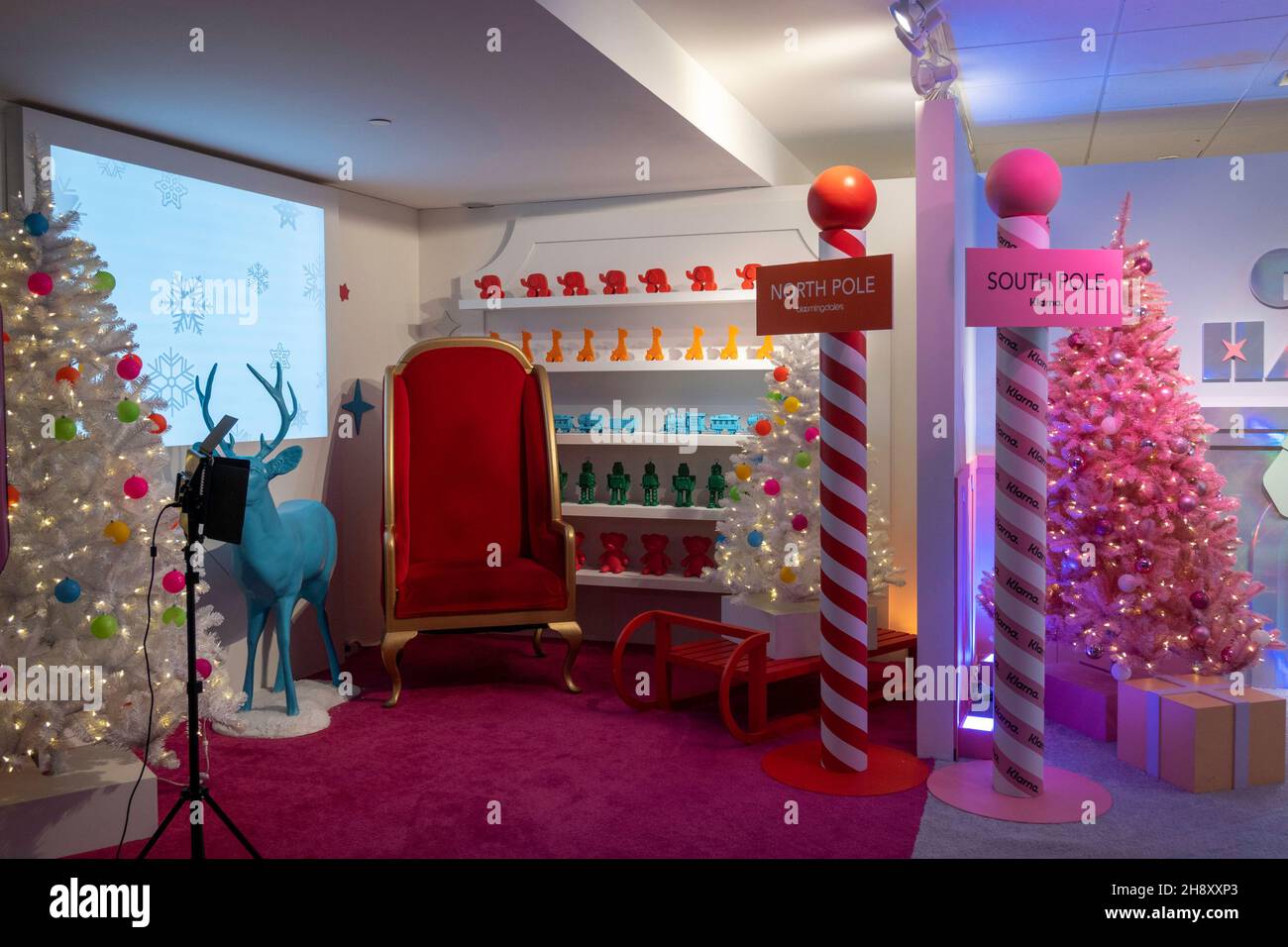 Bloomingdales Flagship Department Store during the 2021 holiday season