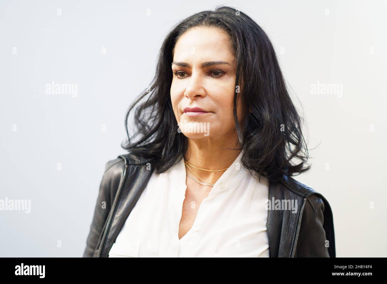 Madrid, Spain. 02nd Dec, 2021. Actress Lydia Cacho poses during a ...
