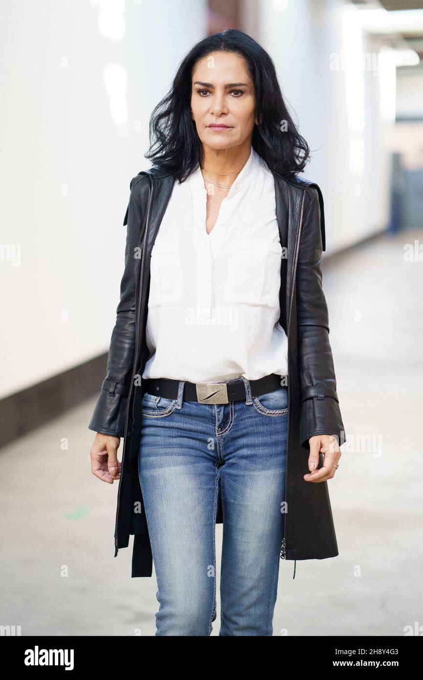 Madrid, Spain. 02nd Dec, 2021. Actress Lydia Cacho poses during a ...