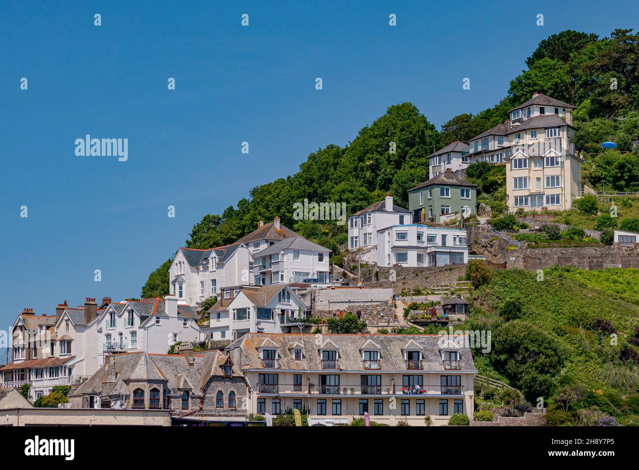 Hillside properties overlooking Mevagissey Harbour Mevagissey