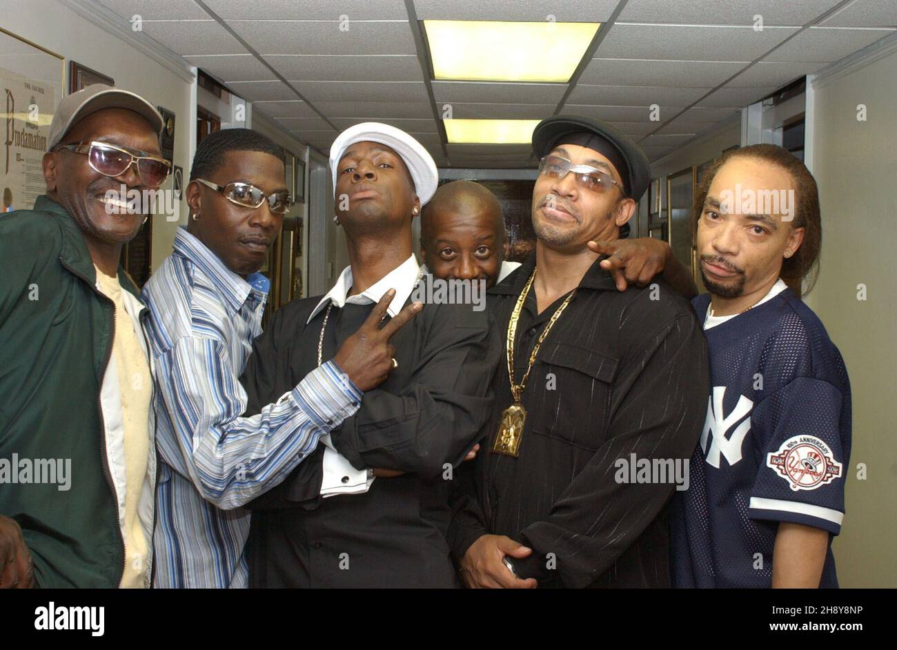 Scorpio, Mele Mel, Kid Creole, Rahiem Of Grandmaster Flash And The Furious  Five, Inductees In The Press Room For Induction Ceremony Rock And Roll Hall  Of Fame, Waldorf-Astoria Hotel, New York, Ny