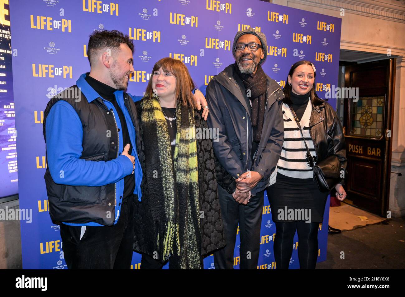 Lenny Henry, Lisa Makin attended Life of Pi at  Wyndham’s Theatre, Charing Cross Rd, London, UK. 2nd December 2012. Stock Photo