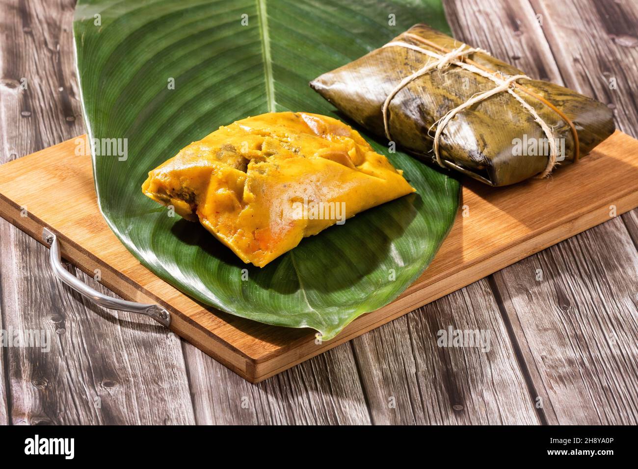 Delicious steamed tamales Traditional Colombian food Stock Photo Alamy