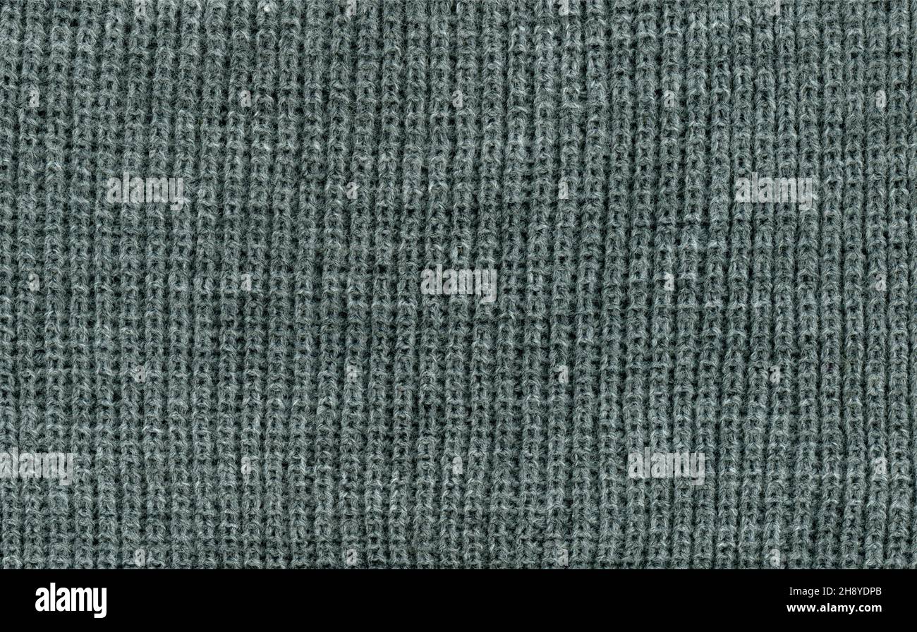 dark grey wool fabric texture useful as a background Stock Photo