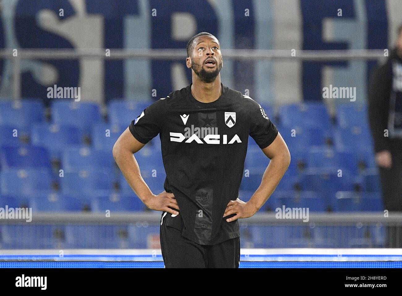 Rome, Italy. 2 December 2021, Norberto Bercique Gomes Betuncal (Udinese) during the  Italian Football Championship League A 2021/2022 match between SS Lazio vs Udinese Calcio at the Olimpic Stadium in Rome on 02 December 2021. Stock Photo