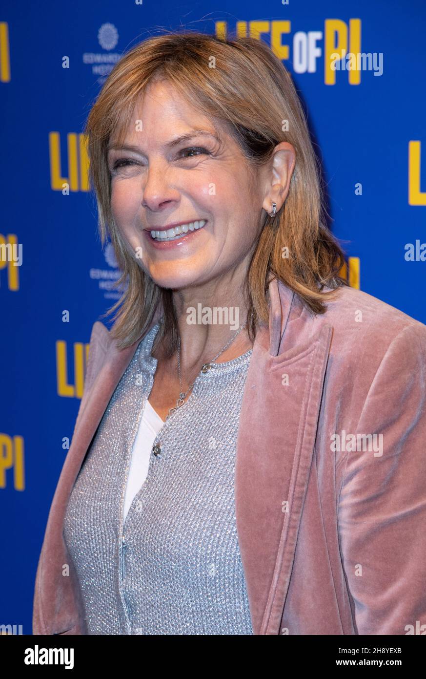 LONDON - ENGLAND DEC 2: Penny Smith attends the 'Life of Pi' opening night play at Wyndham Theatre, London, England on the 2nd December 2021. Photo by Gary Mitchell/Alamy Live News Stock Photo