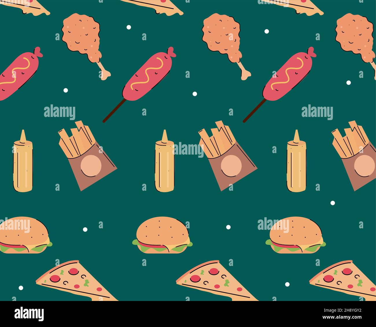background fast food Stock Vector Image & Art - Alamy