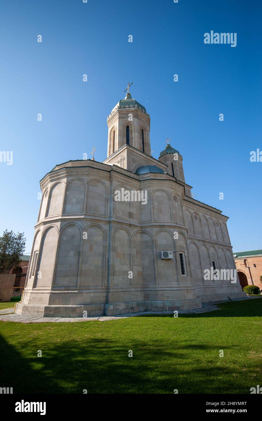 TARGOVISTE, ROMANIA - Oct 30, 2021: A beautiful view of the Dealu Viforata church in ,Romania Stock Photo