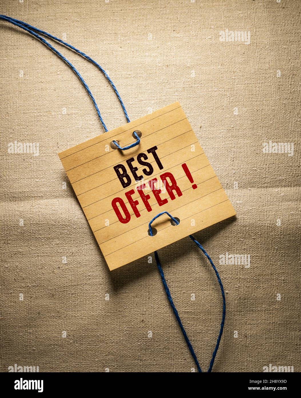 Close up of Offer Word , Business Concept Idea Stock Photo - Alamy