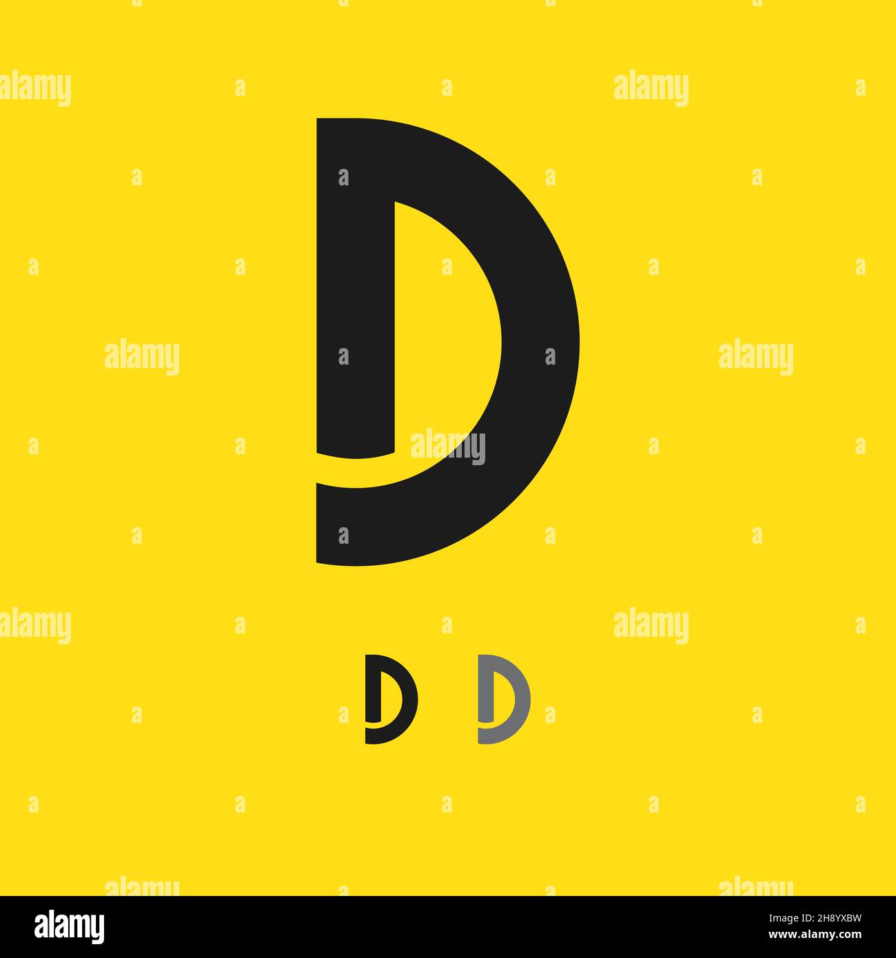 Letter D logo design vector template Stock Vector Image & Art Alamy