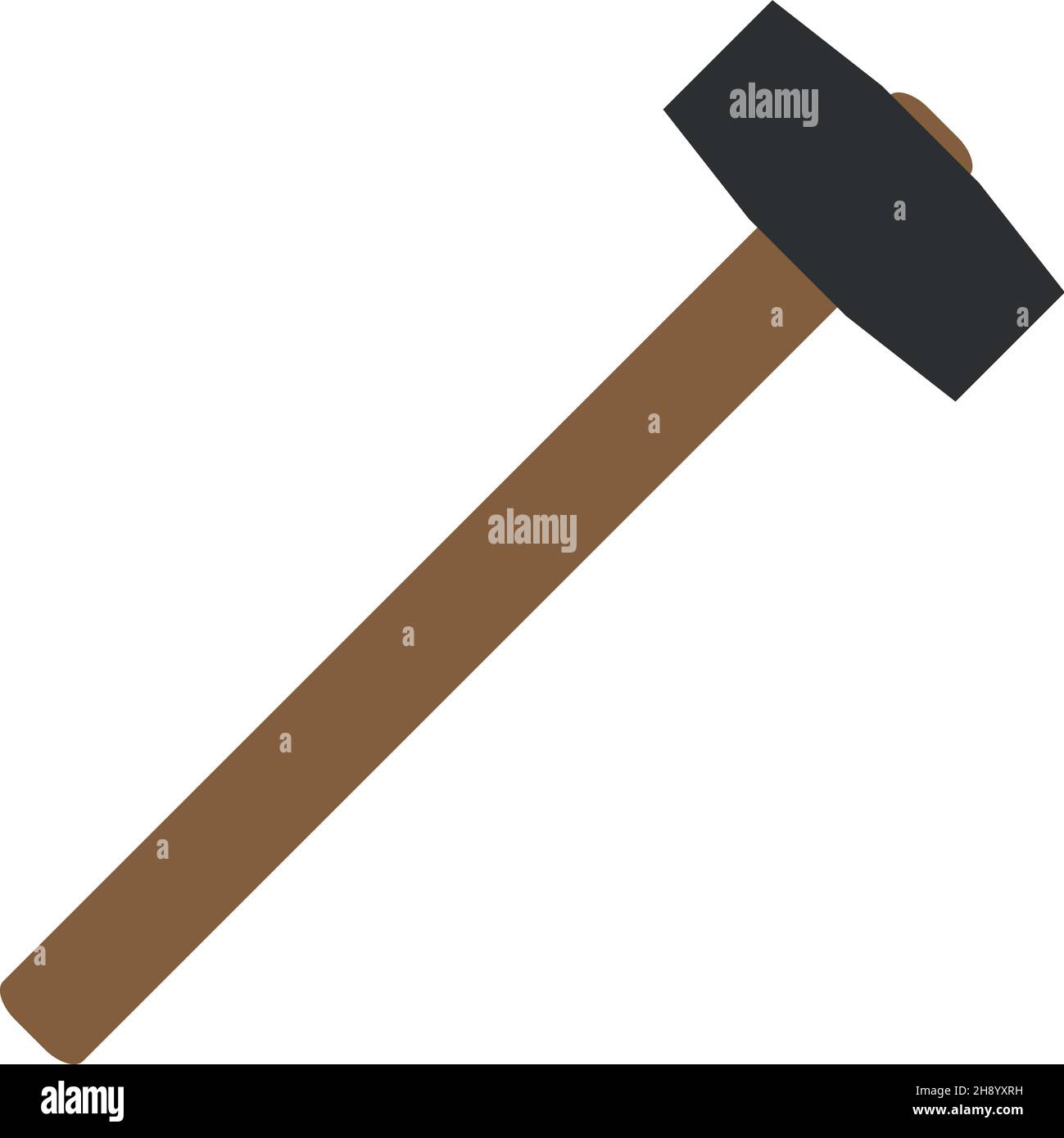 Sledgehammer icon. Cartoon of sickle vector Stock Vector Image & Art