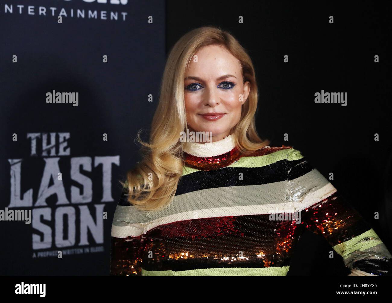 New York, United States. 02nd Dec, 2021. Heather Graham arrives on the red carpet at a screening for the upcoming western film 'The Last Son' at IPIC, Fulton Market on Thursday, December 02, 2021 in New York City. Photo by John Angelillo/UPI Credit: UPI/Alamy Live News Stock Photo