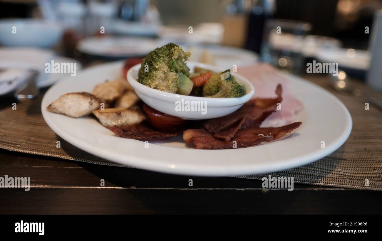 Buffet Breakfast J W Marriott Cafe Bangkok Thailand Stock Photo Alamy