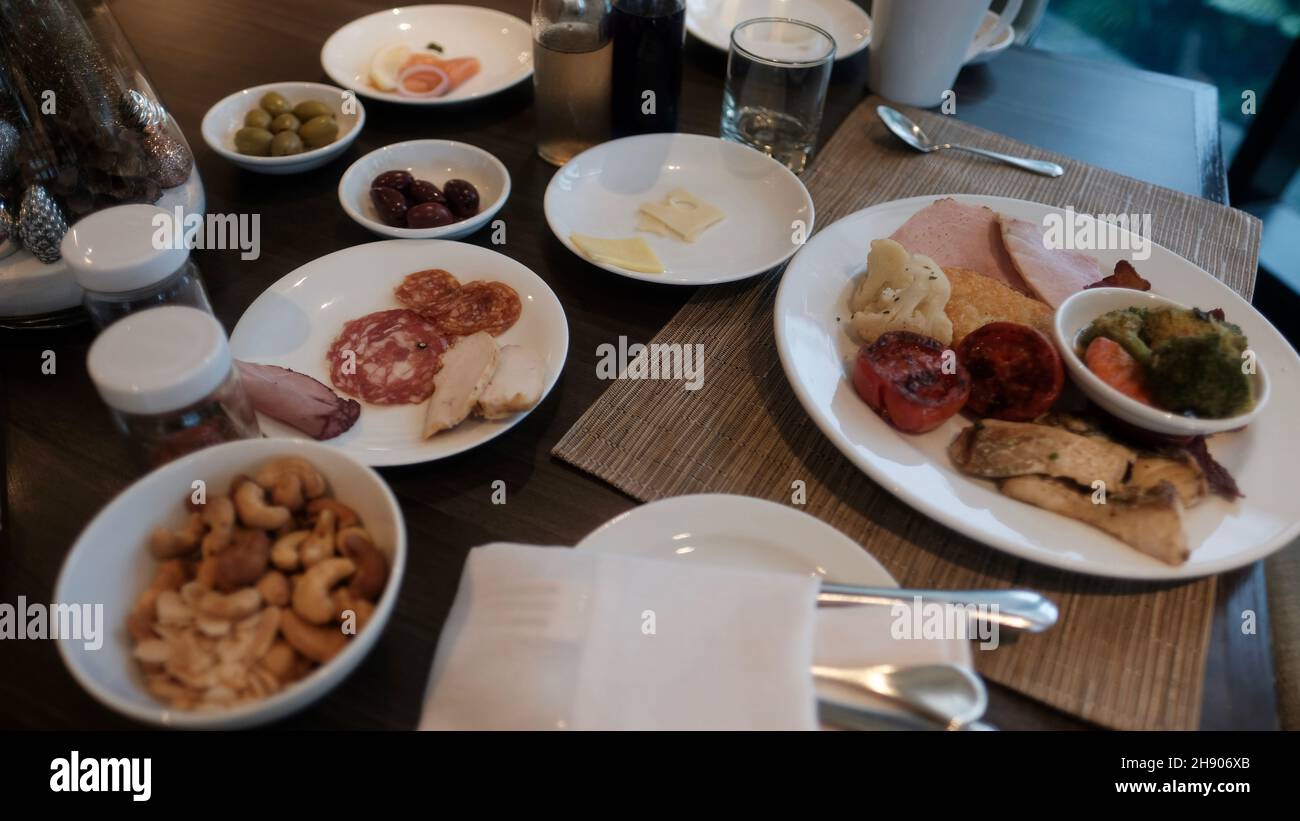 Buffet Breakfast J W Marriott Cafe Bangkok Thailand Stock Photo Alamy