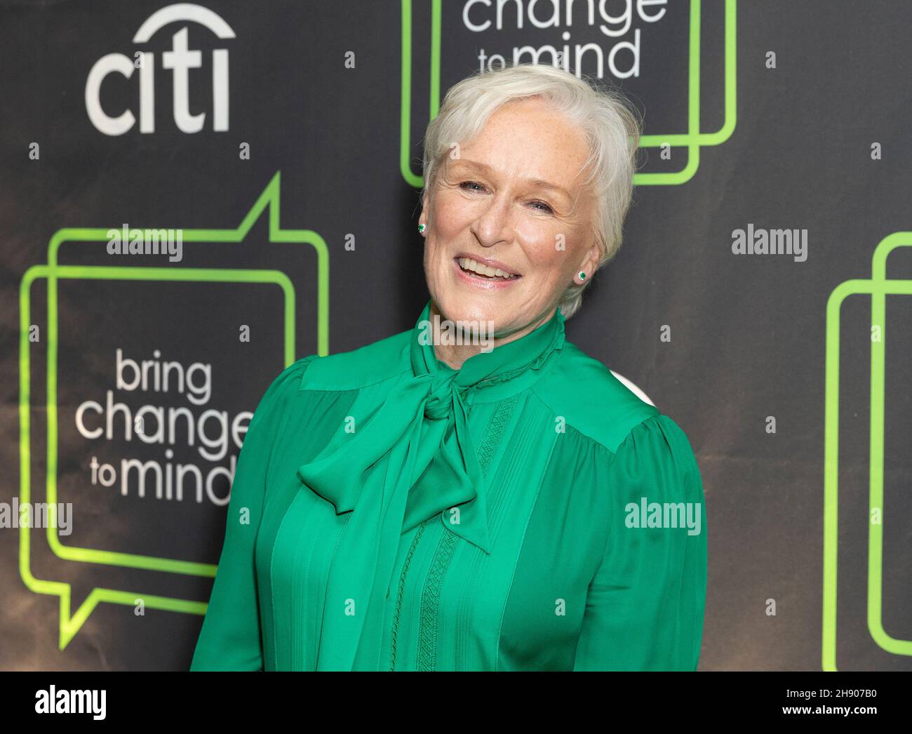 Glenn Close attends Bring Change to Mind Gala at City Winery in New