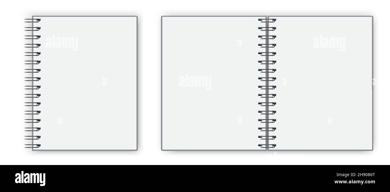Realistic sketchbook Cut Out Stock Images & Pictures - Alamy