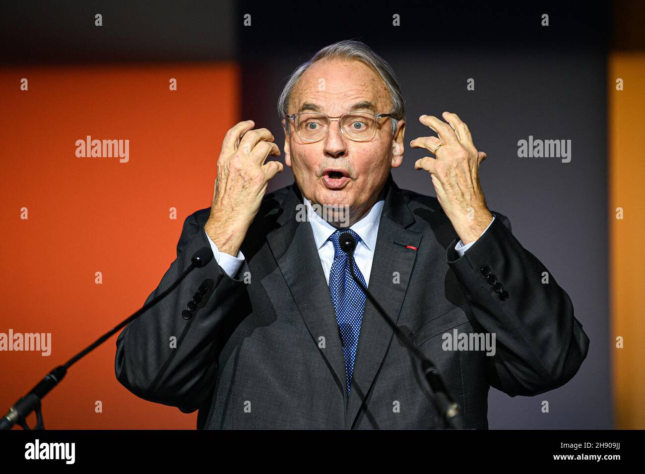 French deputy Jean-Louis Bourlanges during the 80th anniversary ceremony of  French Development Agency ("Agence francaise de developpement", AFD), at t  Stock Photo - Alamy