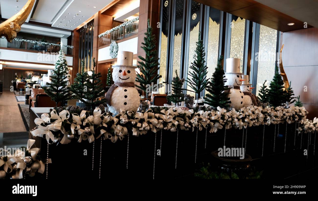 JW Marriott Hotel Bangkok Lobby Season's Greetings Christmas