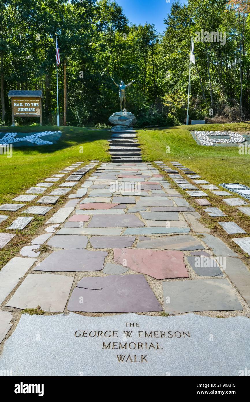 Charlemont, Massachusetts, USA September 15, 2016. The W