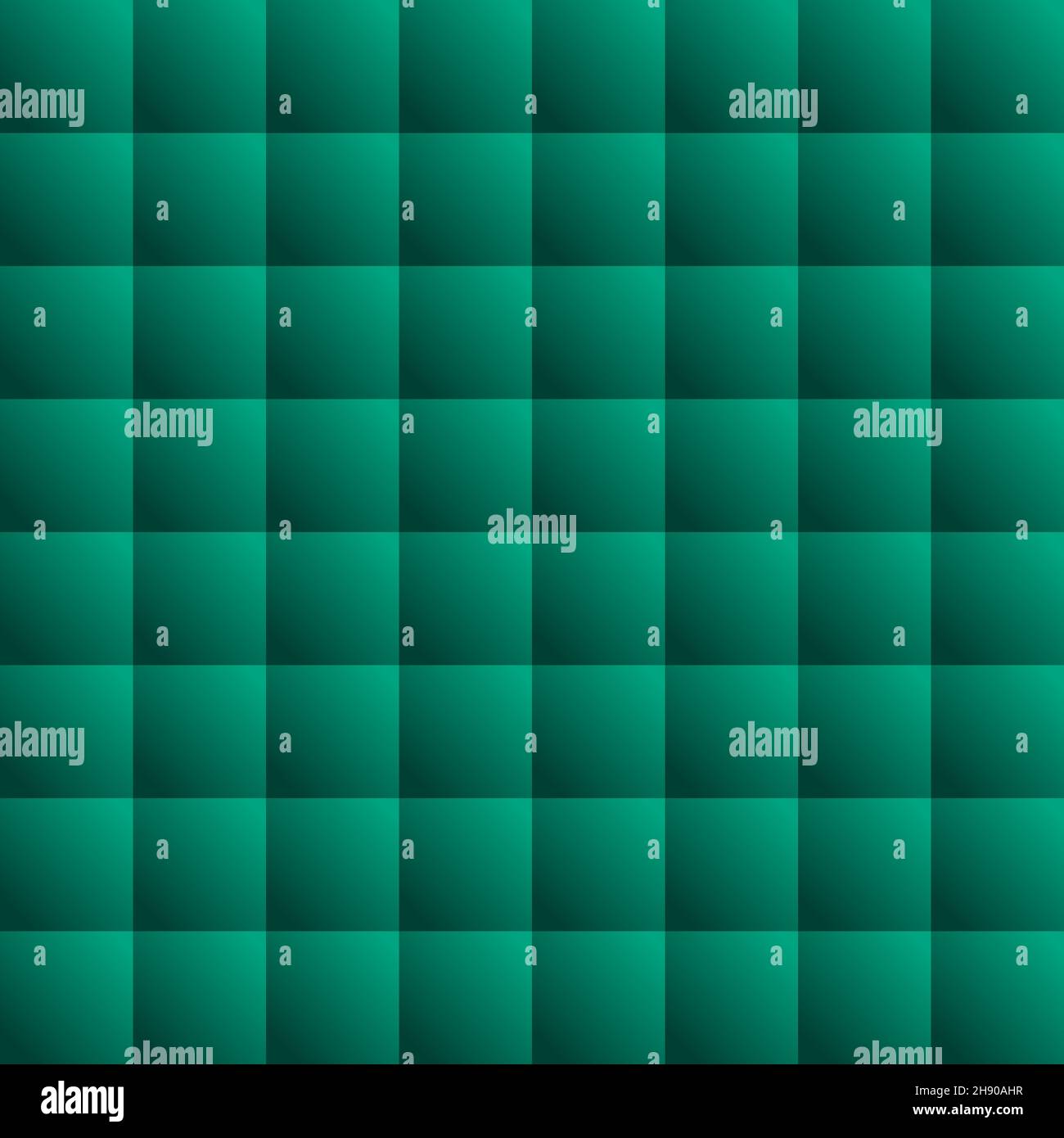 Green geometric 3d cube pattern. Abstract background. Stock Vector