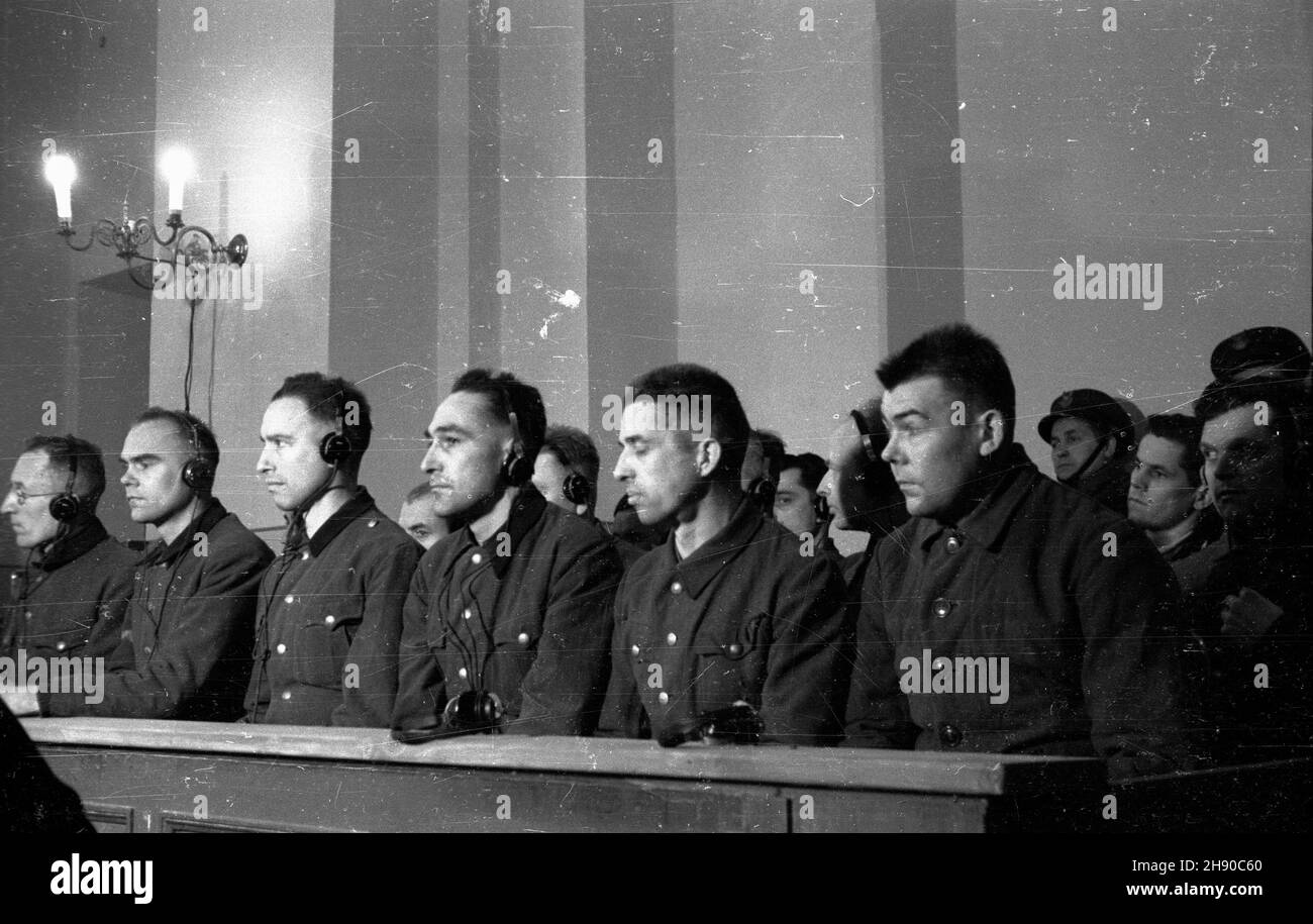 Kraków, 1947. Drugi proces zbrodniarzy oœwiêcimskich przed Najwy¿szym ...