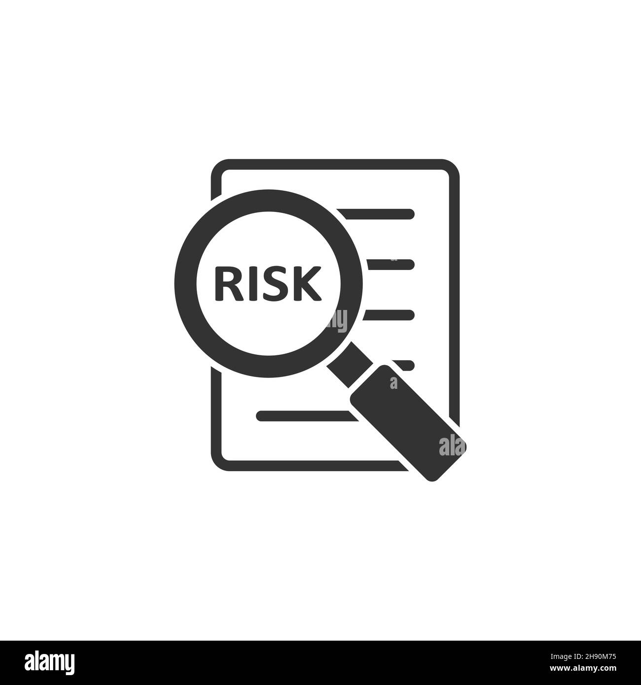 Risk assessment icon Cut Out Stock Images & Pictures - Alamy