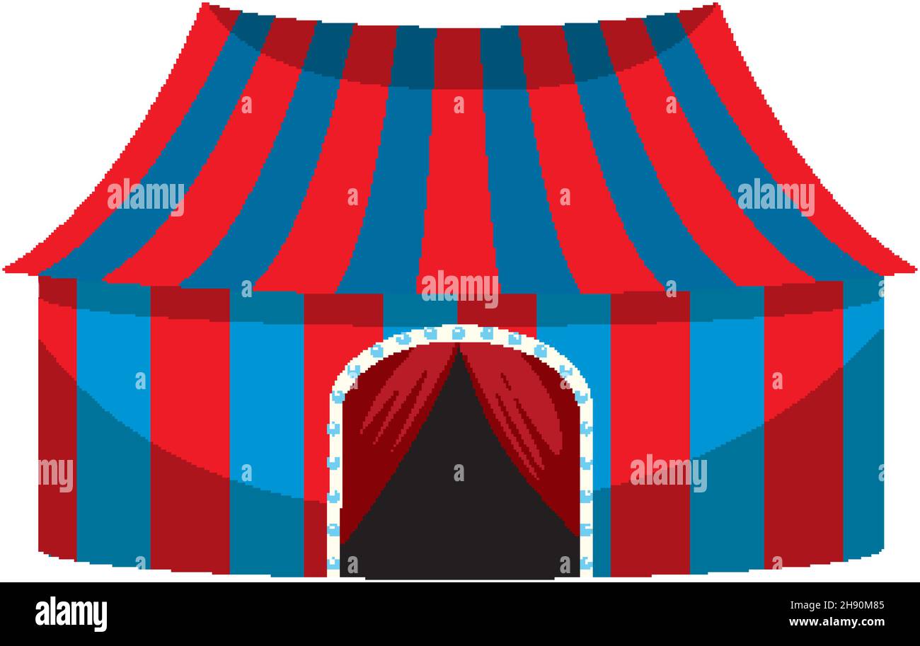 Circus dome tent isolated illustration Stock Vector Image & Art - Alamy