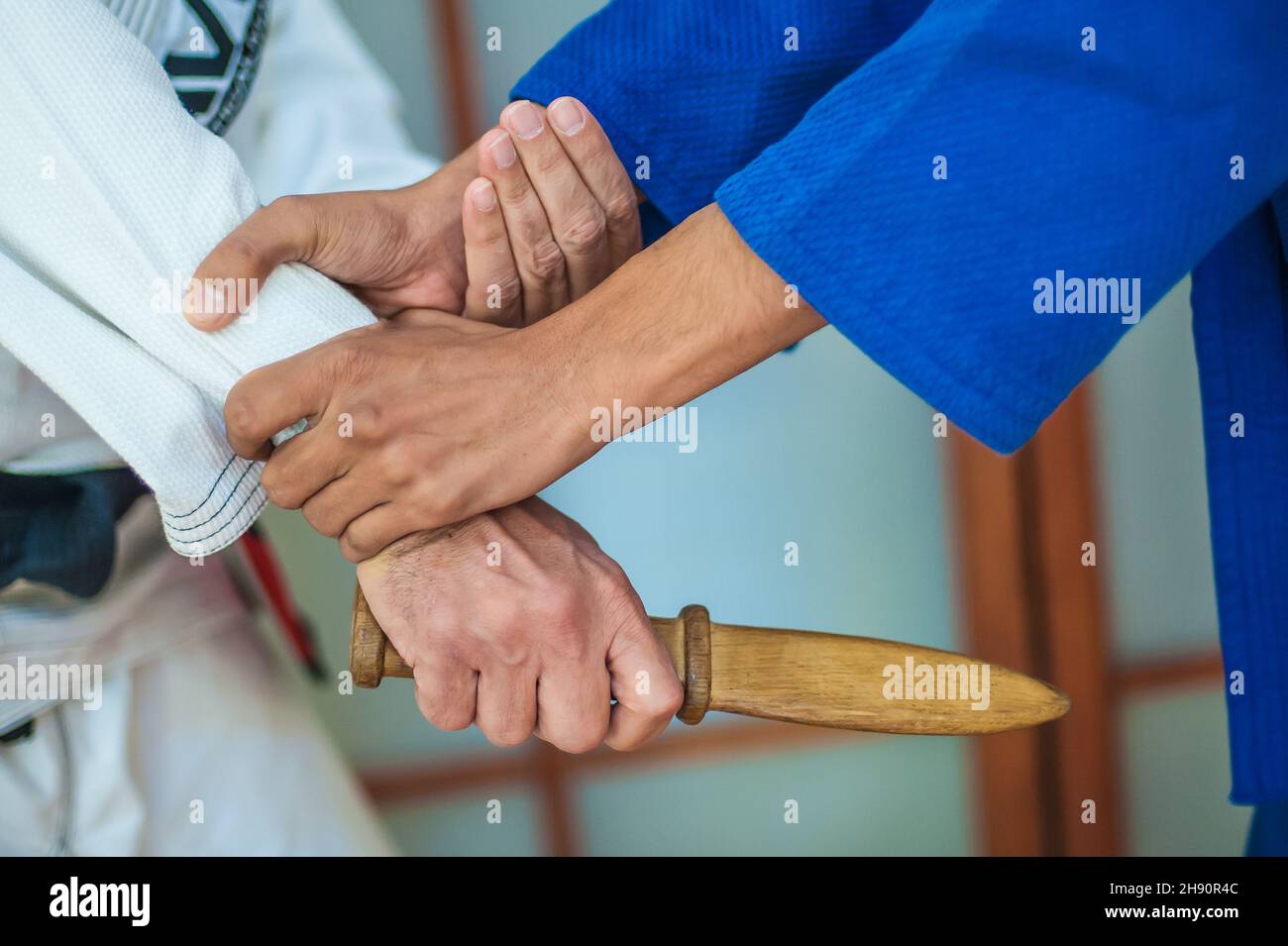 BELGRADE, SERBIA 11. OCTOBER 2018. Kapap instructor Avi Nardia