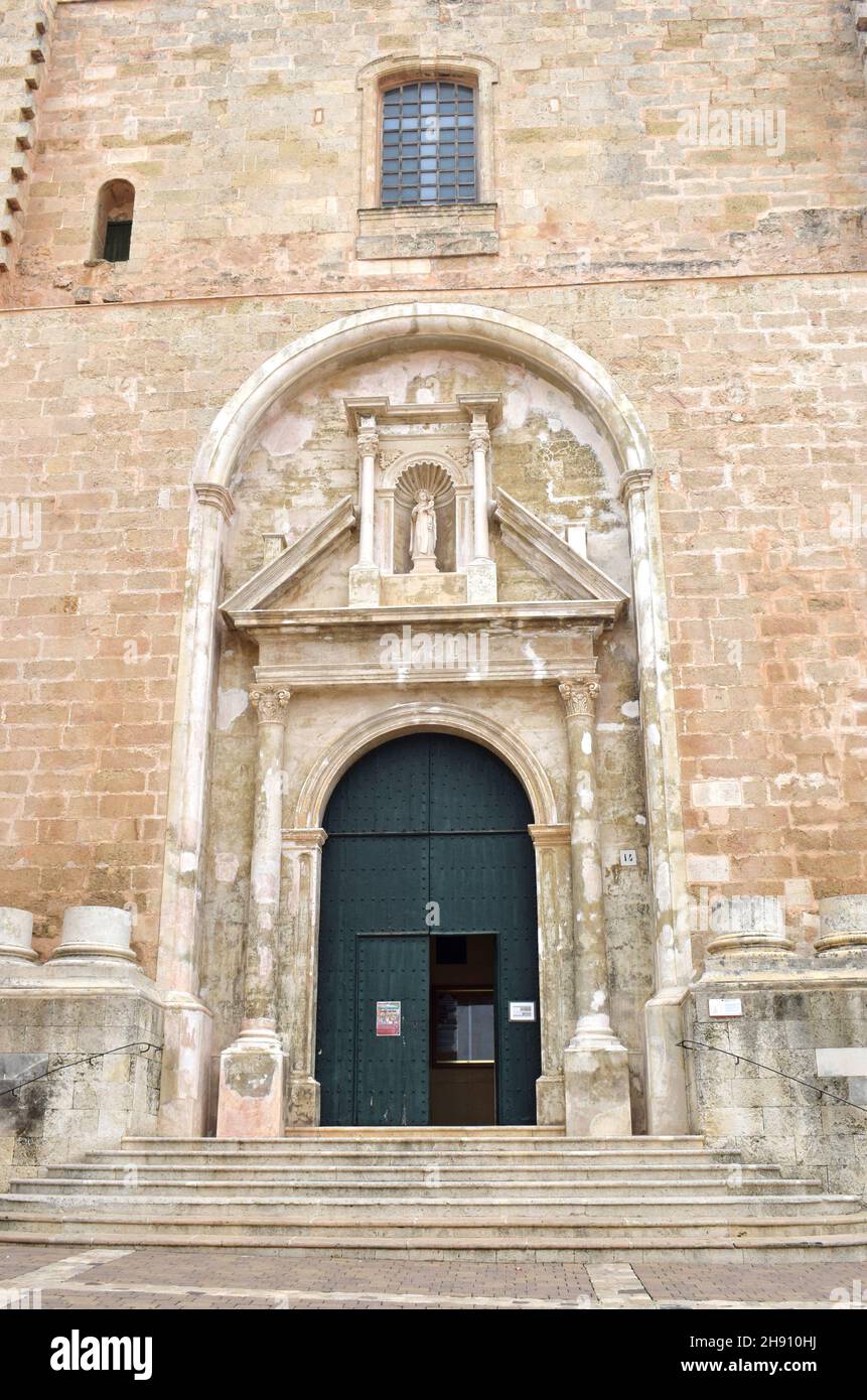 Iglesia del Carmen in Mahon Menorca Balearic Islands Spain. Stock Photo