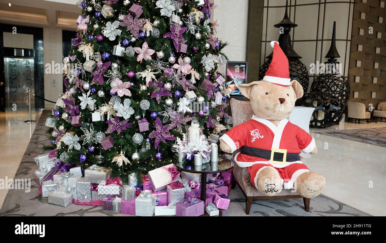 The St. Regis Hotel Bangkok Season's Greetings Christmas Decorations
