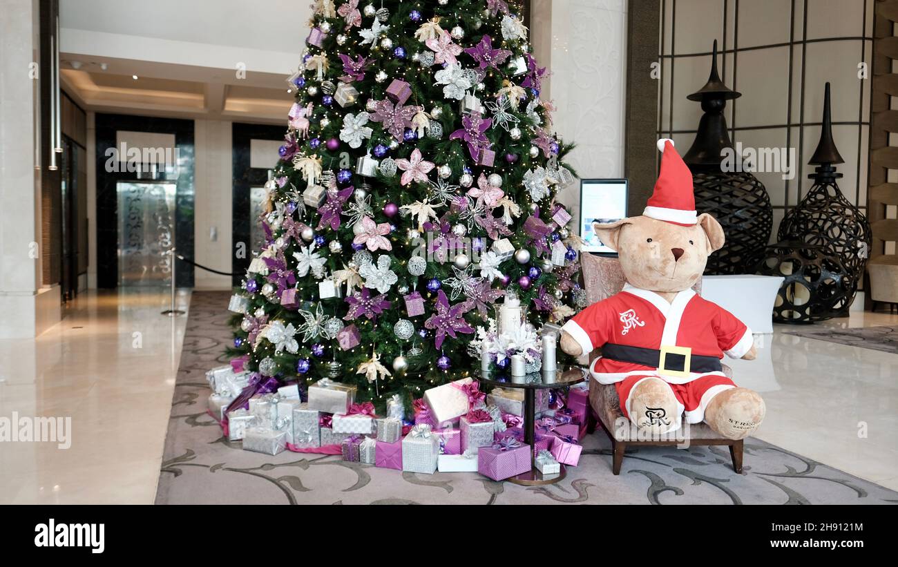 The St. Regis Hotel Bangkok Season's Greetings Christmas Decorations