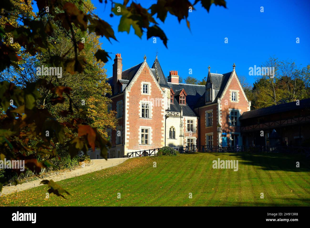 Clos Luce, house of Leonardo da Vinci in Amboise, Loire Valley, France
