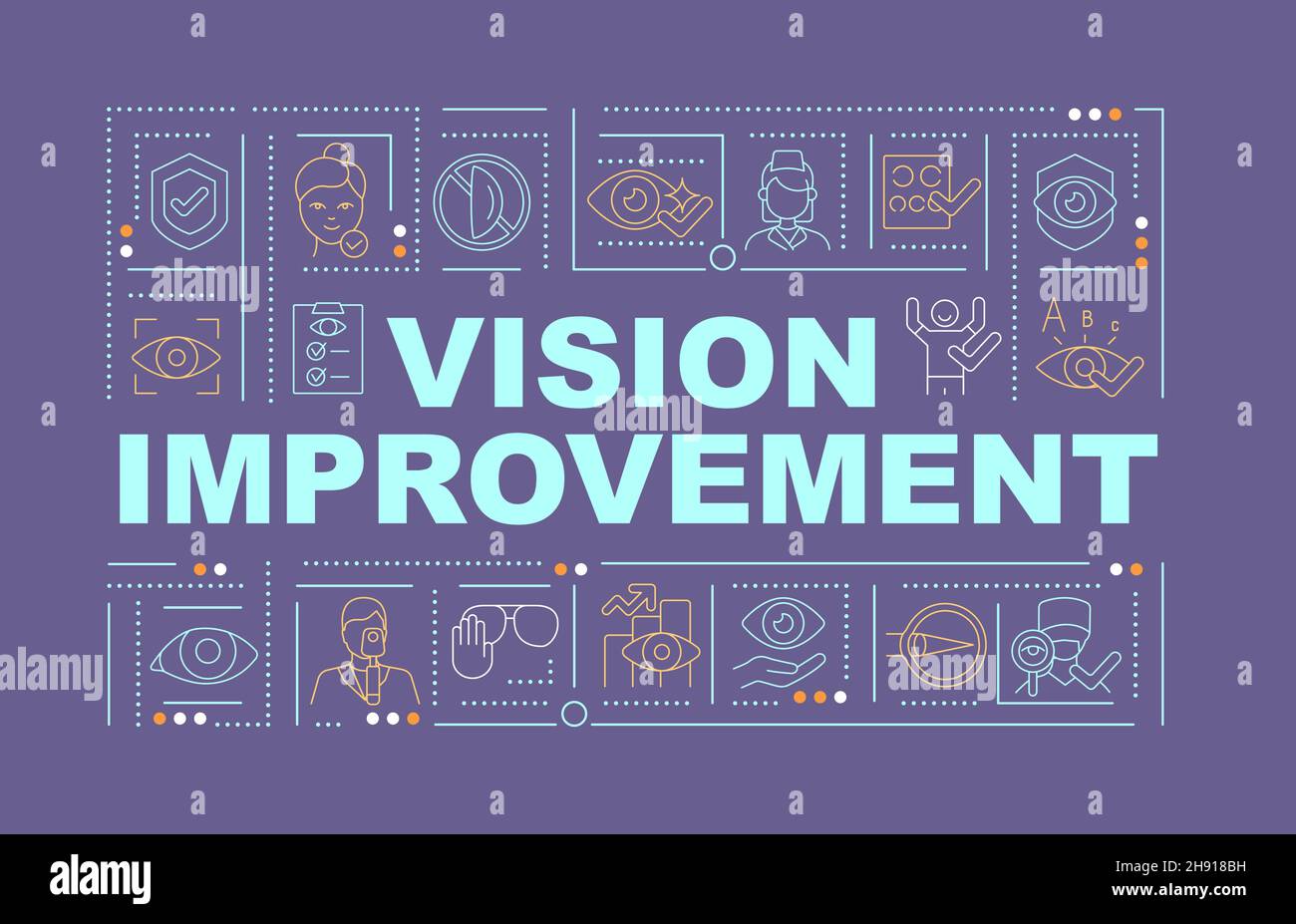 Improve vision word concepts banner Stock Vector Image & Art - Alamy