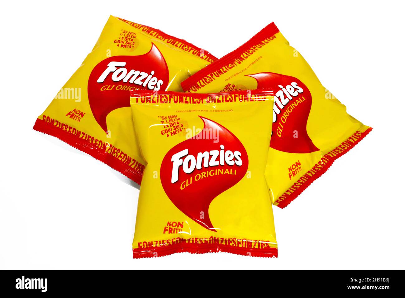 FONZIES corn snacks original cheese crisps crunchy. Fonzies is owned by