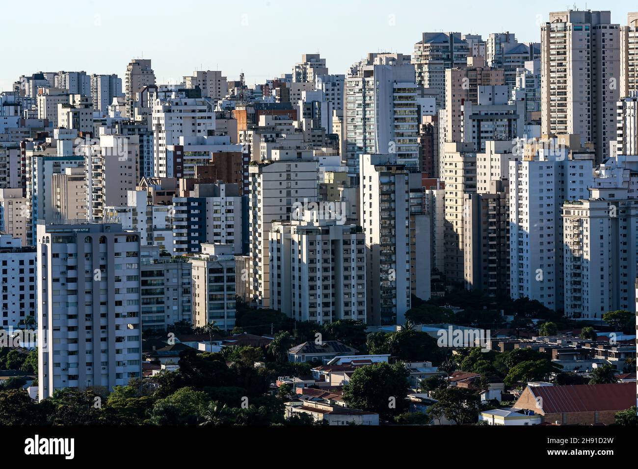 Sao Paulo, Brazil. Cidade Monções district Stock Photo - Alamy