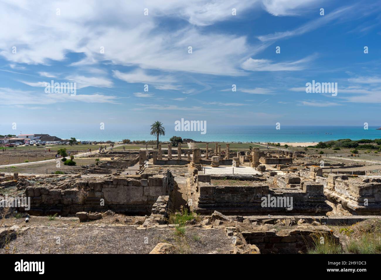 Strait Ancient Rome ruins of the ancient roman villa of baelo claudia in the natural park ...