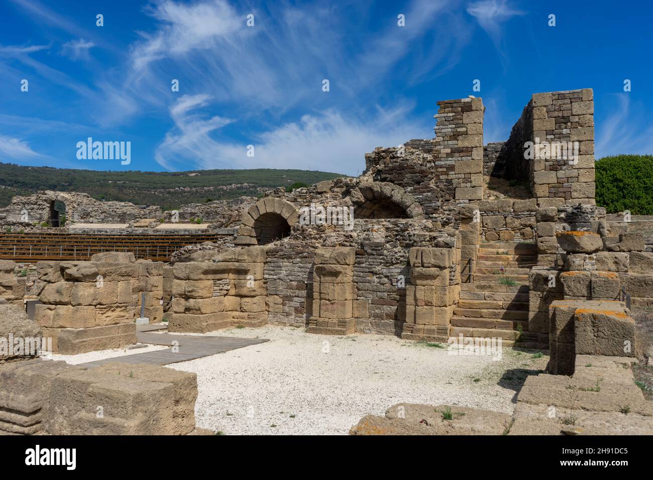 Strait Ancient Rome views of the ancient roman theatre of the ancient roman villa of baelo ...
