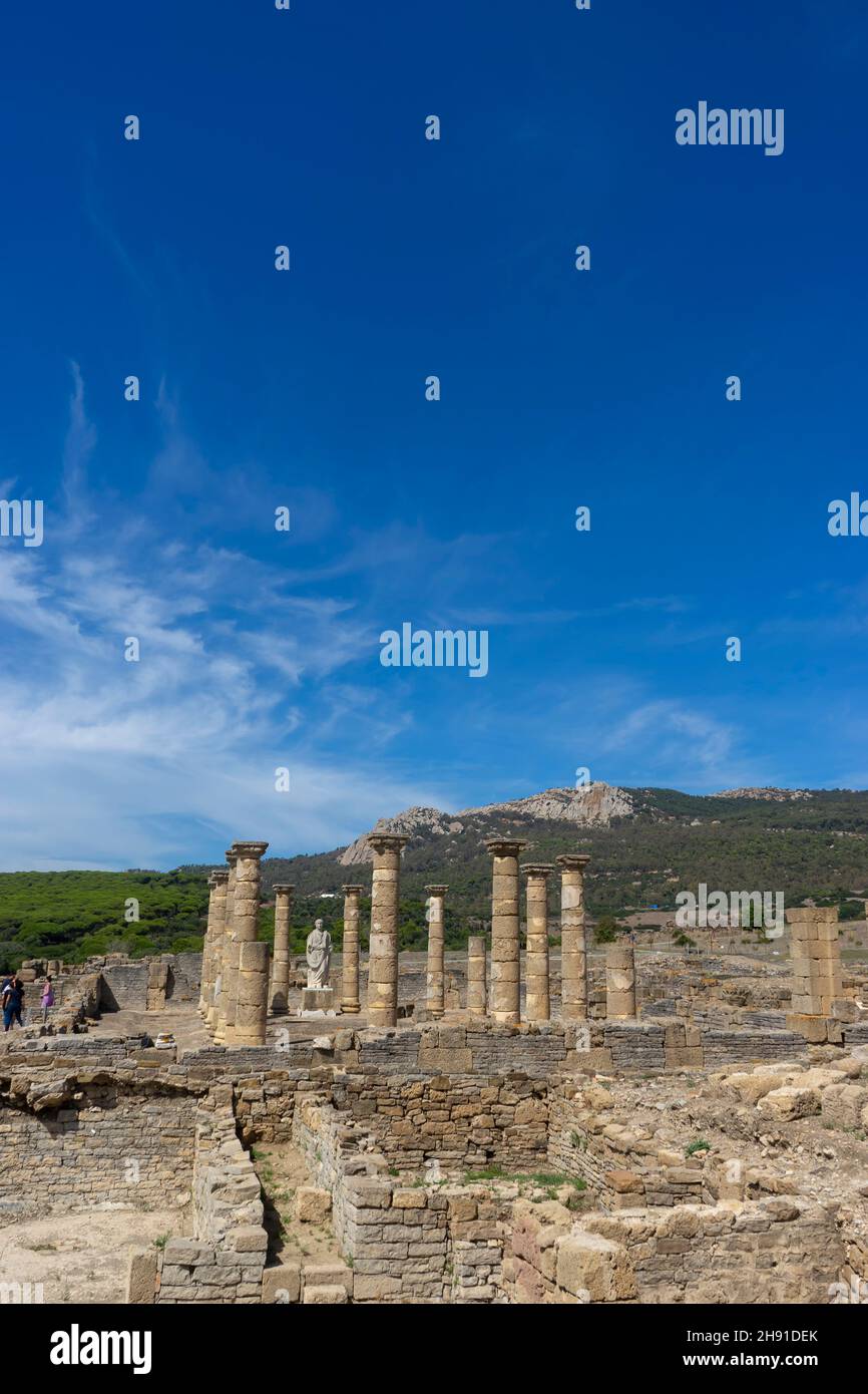 Strait Ancient Rome roman basilica of baelo claudia in the natural park of the strait ...