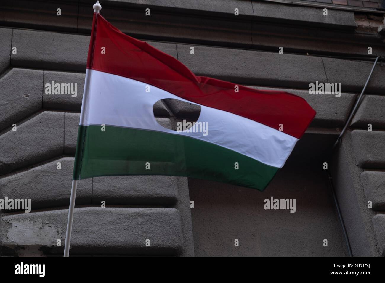 Hungary flag with hole hi-res stock photography and images - Alamy