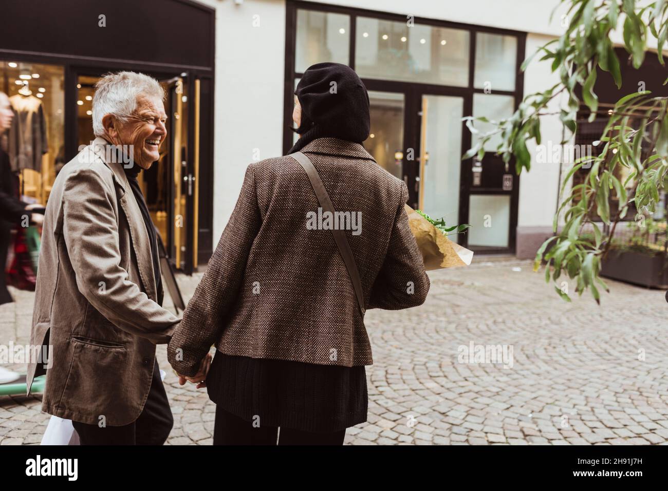 Happy laughing man woman in hi-res stock photography and images - Alamy