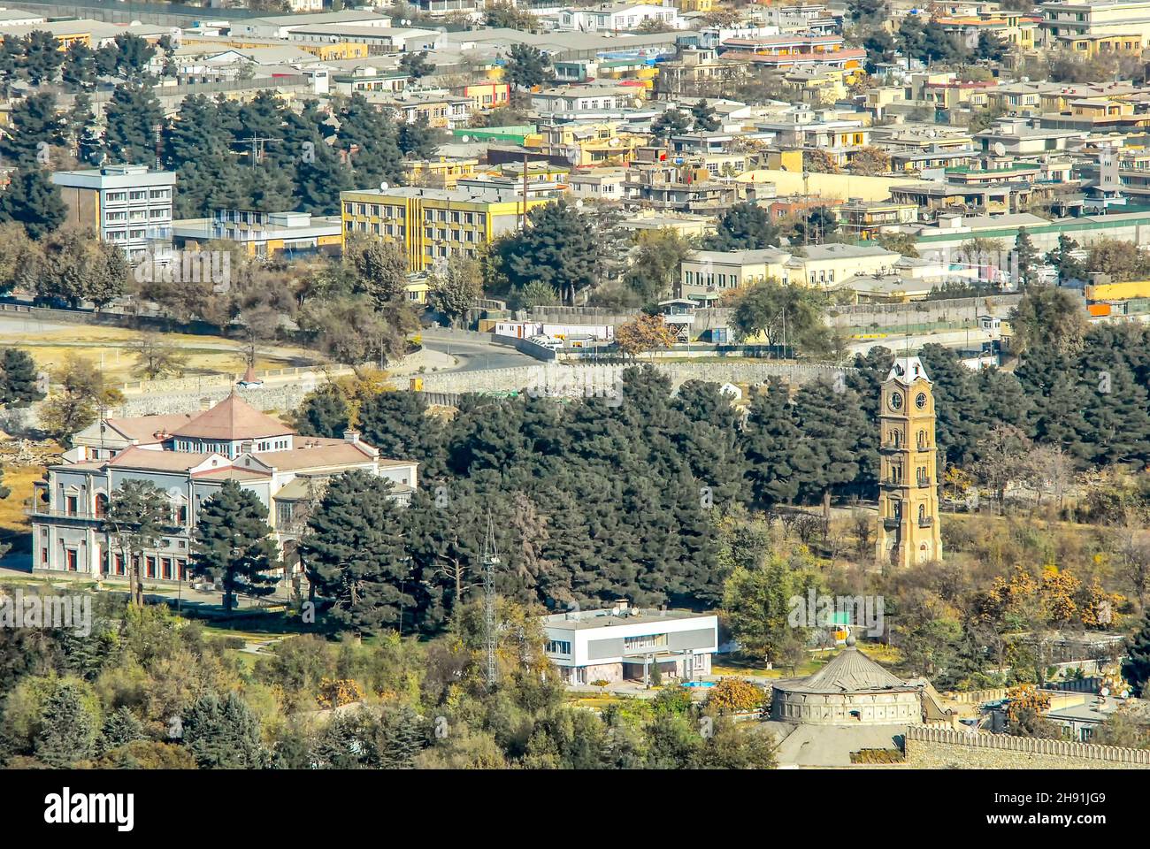 Clocktower in Kabul Afghanistan designed for the Dilkusha Palace