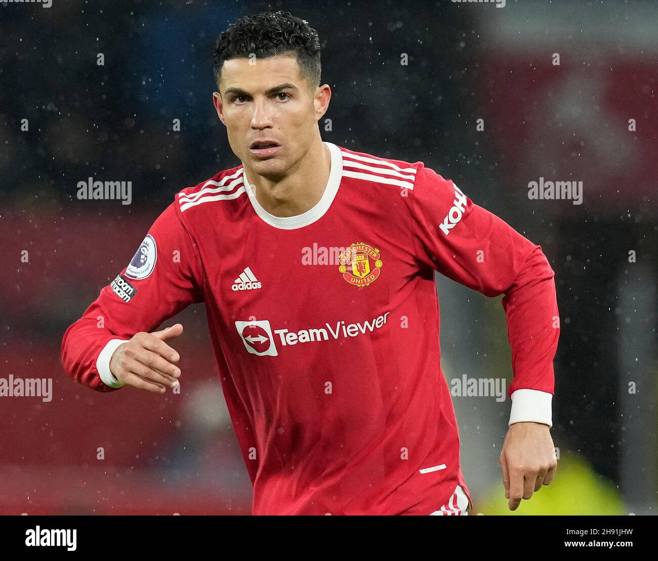 Manchester England 2nd December 2021 Cristiano Ronaldo Of Manchester 