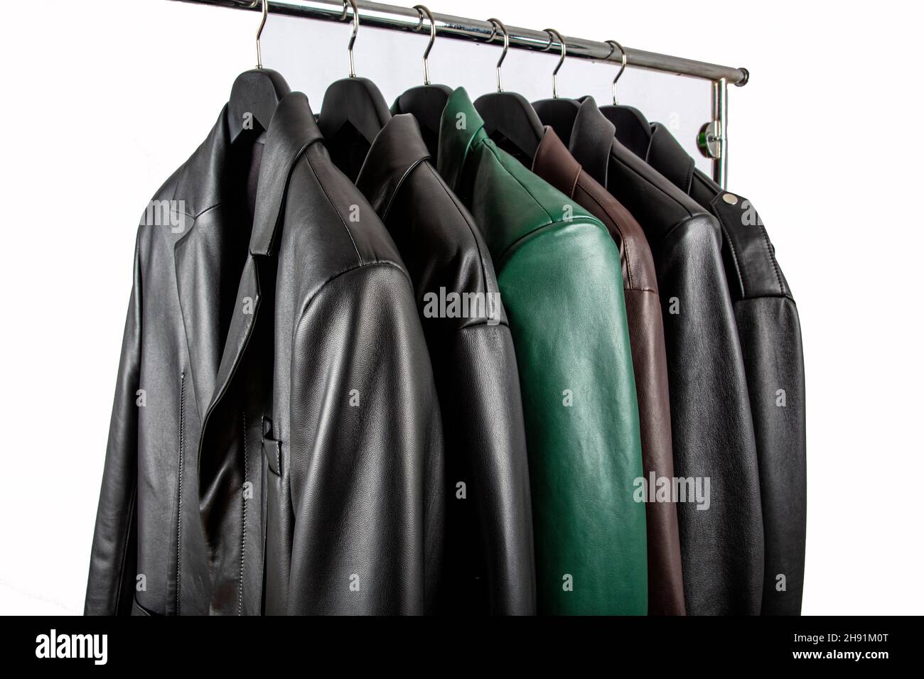 Suspended leather jacket hi-res stock photography and images - Alamy