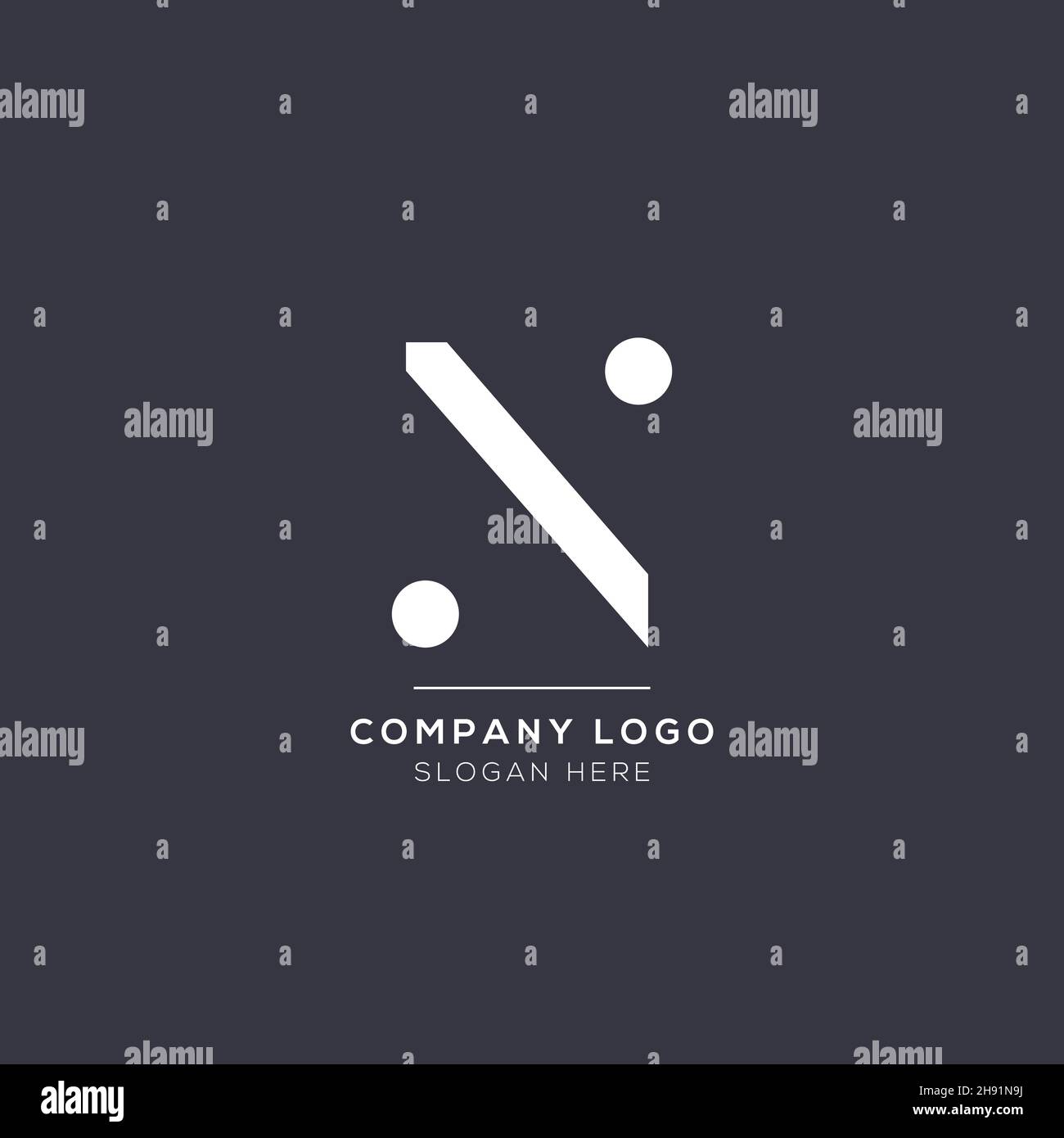 Unique modern N Letter Business Logo Design Alphabet Icon Vector Symbol ...