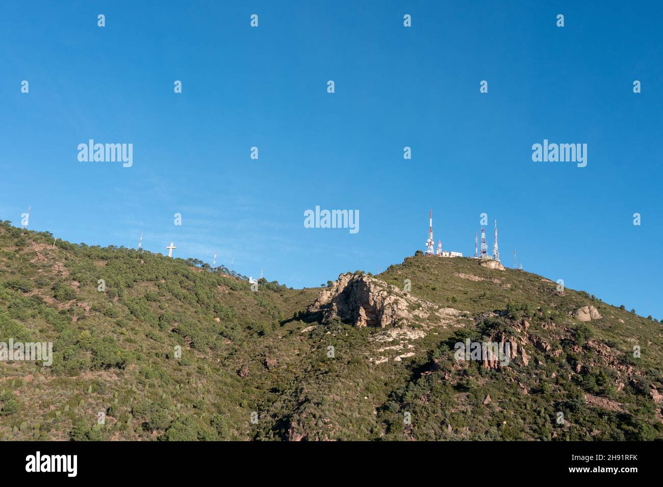 Communication station on mountain hi-res stock photography and images ...
