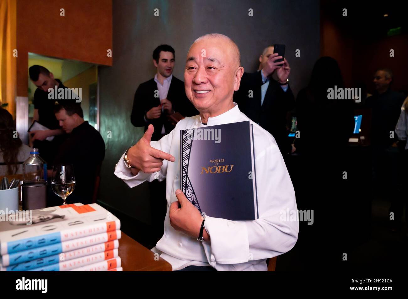 Chef Nobu Matsuhisa Stock Photo - Alamy