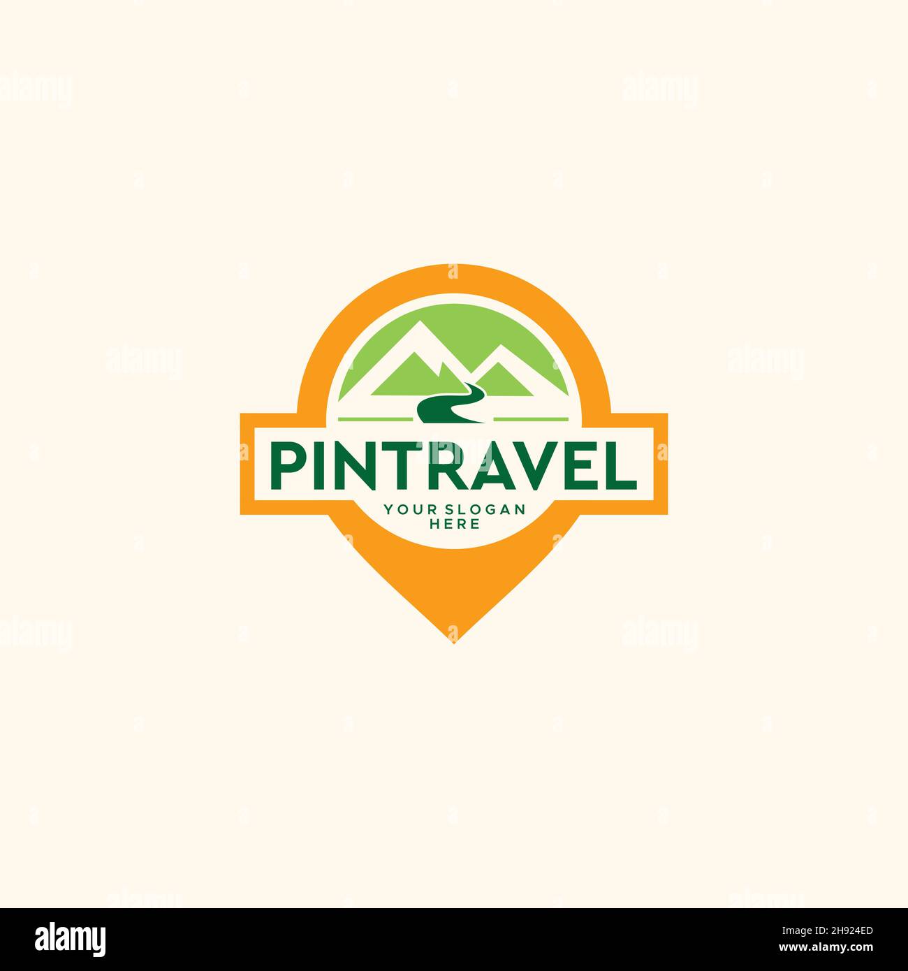 Map pin symbol mountain Stock Vector Images - Alamy