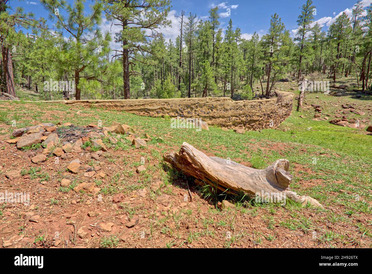 Foxboro Dam near Munds Park in northern Arizona. The dam was built by a